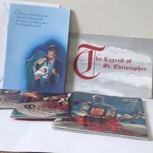 Christmas Vintage 1950 and retro booklets Silent Night 1973 Christmas Card